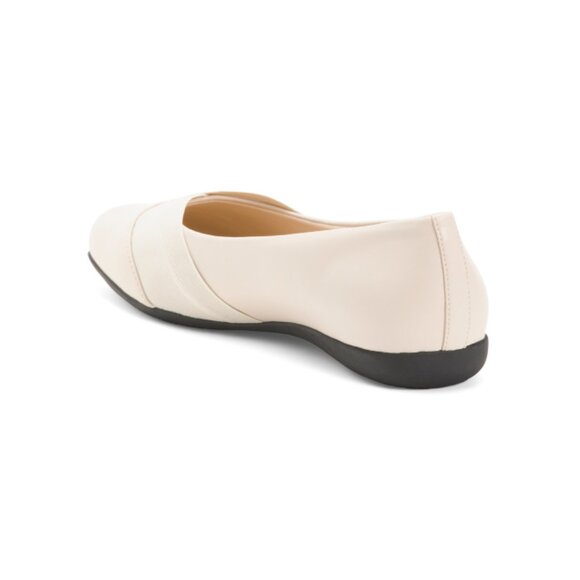 TROTTERS Ivory Wide Stella Comfort Flats - Picture 2 of 2